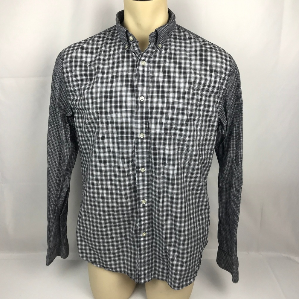 Canvas Lands' End Men's Long Sleeve Shirt